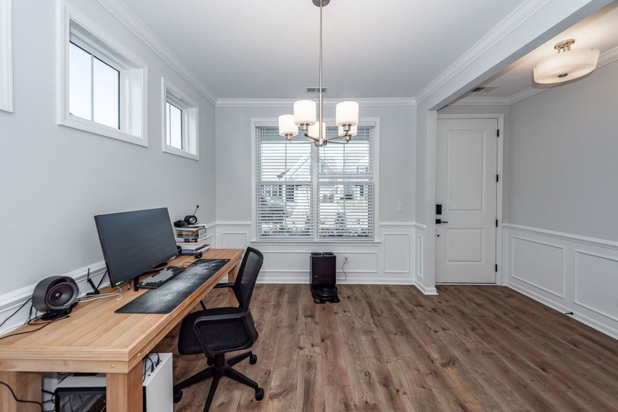 Furnished interior view inside a new home in High Point at Foxbank, Moncks Corner (Image 28).