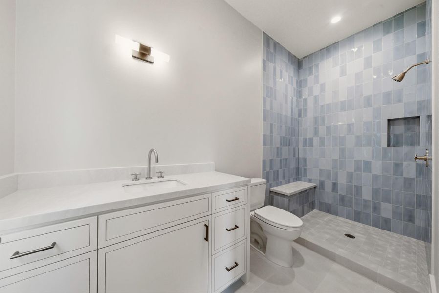 Furnished interior view inside a new home in , Houston (Image 35).