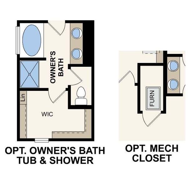 2D floor plan layout of this home in Kingsley Creek, Lithonia, GA (Image 5).