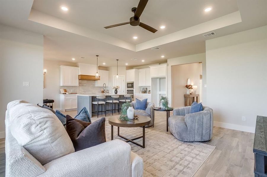 Furnished interior view inside a new home in , White Settlement (Image 34).