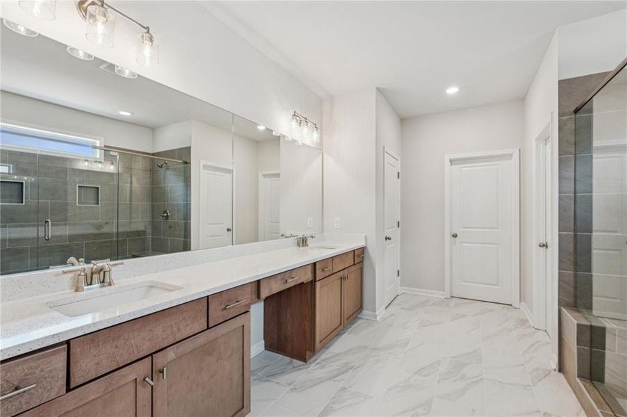 Furnished interior view inside a new home in , Flowery Branch (Image 31). Furnished interior view inside a new home in , Flowery Branch (Image 31).