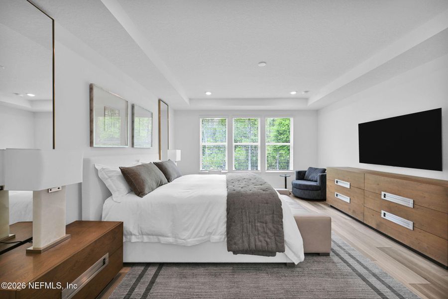 Furnished interior view inside a new home in , Jacksonville (Image 40).