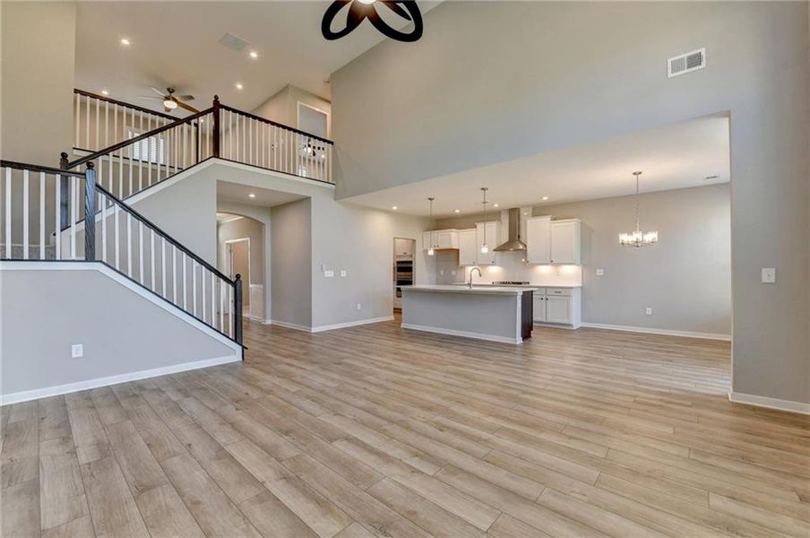 Spacious, unfurnished interior of a new home in The Reserve At Liberty Park, Braselton (Image 36).