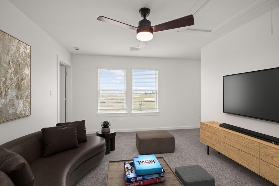 Versatile loft upstairs