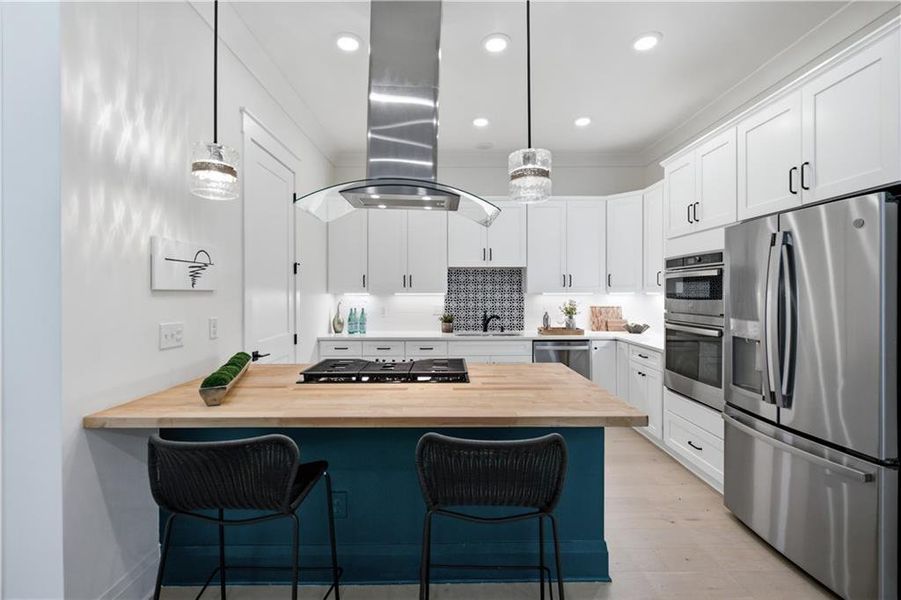 Furnished interior view inside a new home in , Decatur (Image 18).