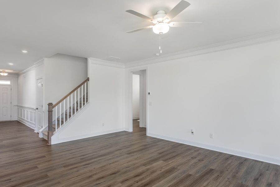 Spacious, unfurnished interior of a new home in Daniel Farms, Benson (Image 14). Spacious, unfurnished interior of a new home in Daniel Farms, Benson (Image 14).