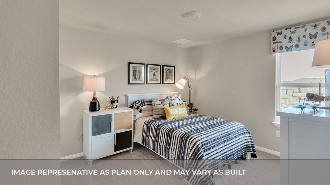 Furnished interior view inside a new home in Bar W Ranch, Leander (Image 7).