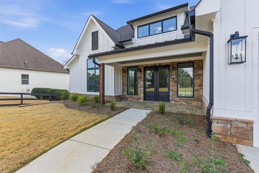 Exterior details and patio area of a home in , Cartersville (Image 4). Exterior details and patio area of a home in , Cartersville (Image 4).