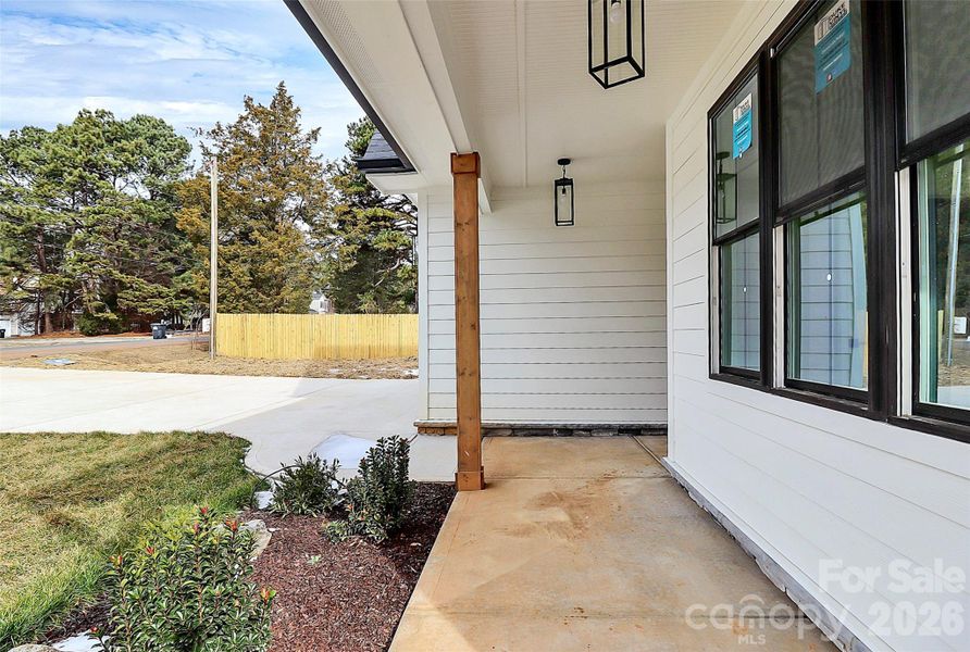 Exterior details and patio area of a home in , Mooresville (Image 23).