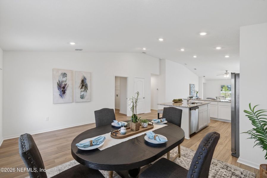 Furnished interior view inside a new home in Westport Landing, Jacksonville (Image 17).