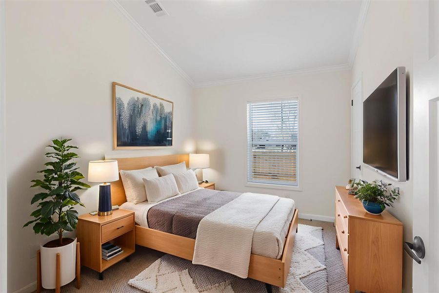 Furnished interior view inside a new home in , Somerville (Image 9).