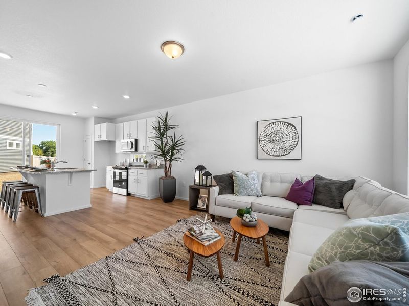 Furnished interior view inside a new home in , Johnstown (Image 16).