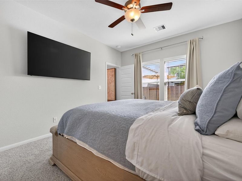 Furnished interior view inside a new home in Lakes at Black Oak, Magnolia (Image 28). Furnished interior view inside a new home in Lakes at Black Oak, Magnolia (Image 28).