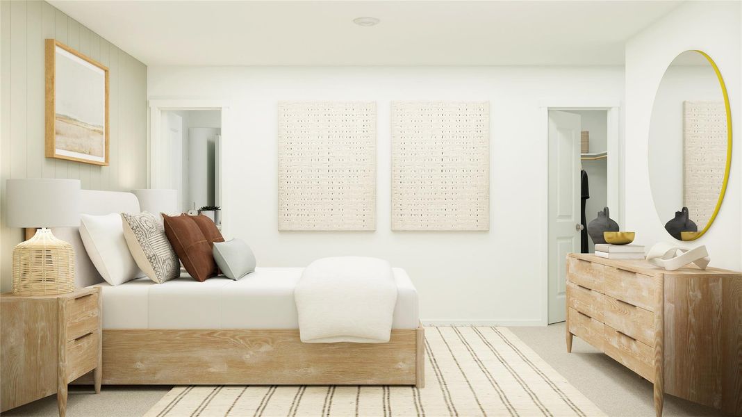 Furnished interior view inside a new home in Firefly Pointe, Hutto (Image 14).