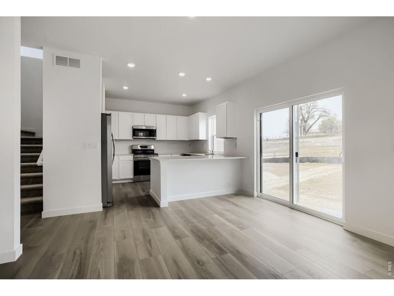 Furnished interior view inside a new home in Prairie Song, Windsor (Image 8).