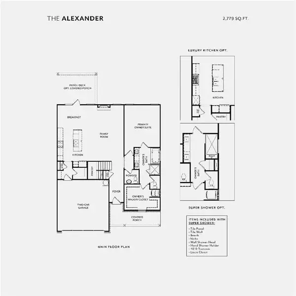 2D floor plan layout of this home in , Buford, GA (Image 4).