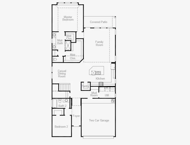2D floor plan layout of this home in Sunflower Ridge, New Braunfels, TX (Image 26).