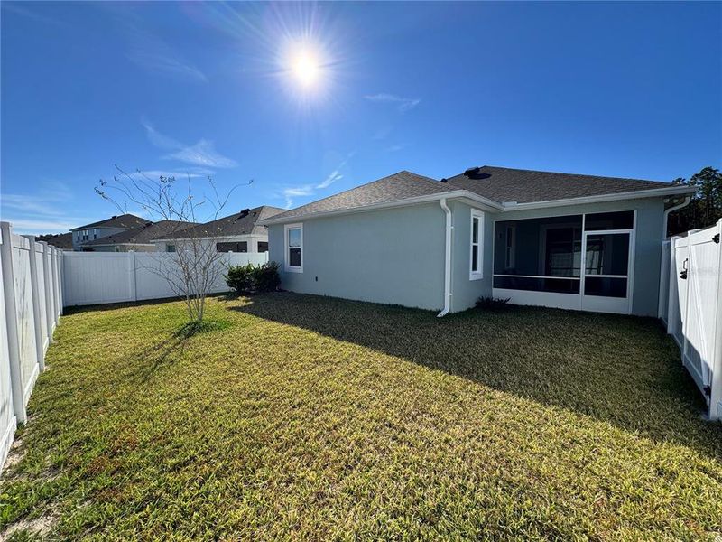 Exterior details and patio area of a home in Sawmill Creek at Palm Coast Park, Palm Coast (Image 34). Exterior details and patio area of a home in Sawmill Creek at Palm Coast Park, Palm Coast (Image 34).