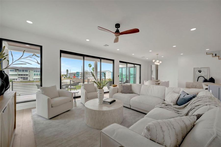 Furnished interior view inside a new home in , St. Petersburg (Image 23).