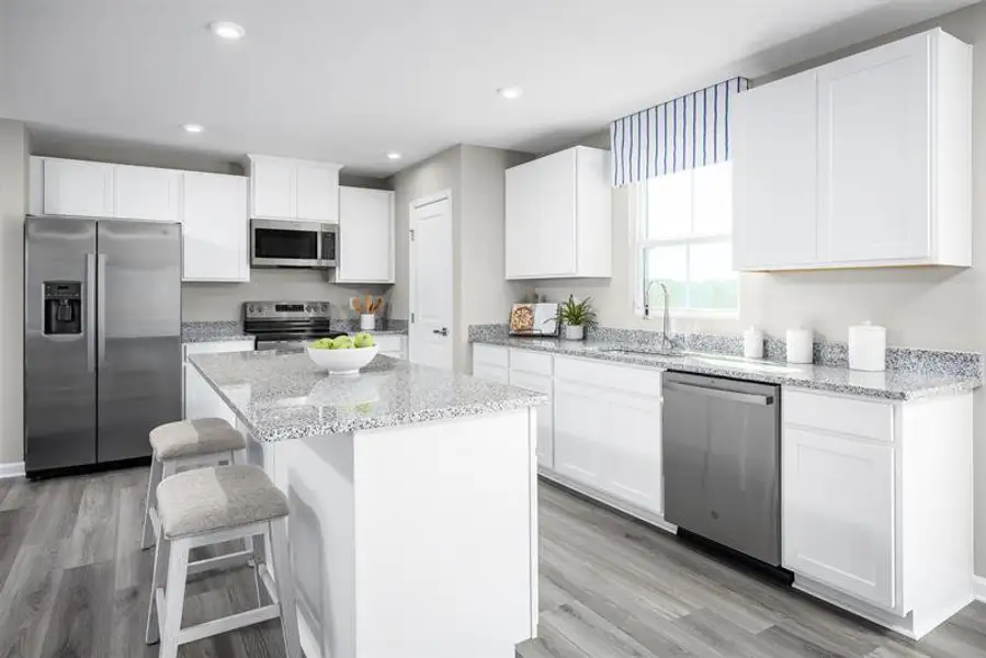 Furnished interior view inside a new home in Evergreen, Cane Ridge (Image 2).