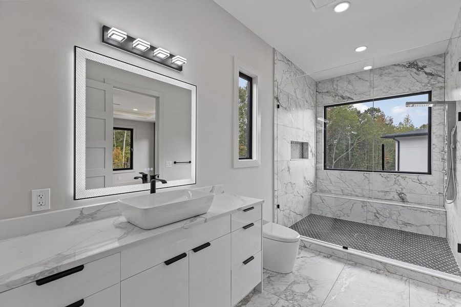 Furnished interior view inside a new home in , Buford (Image 5).