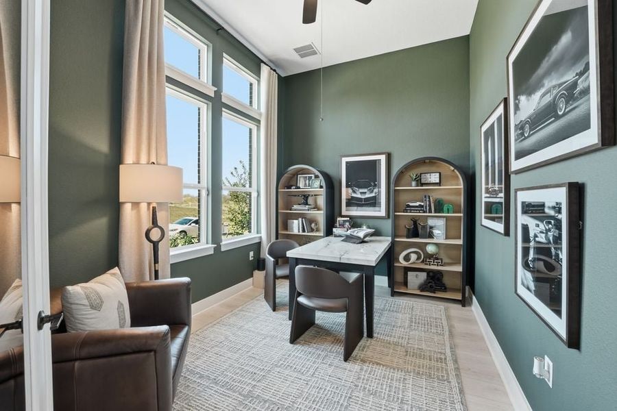 Furnished interior view inside a new home in Travisso, Leander (Image 13).