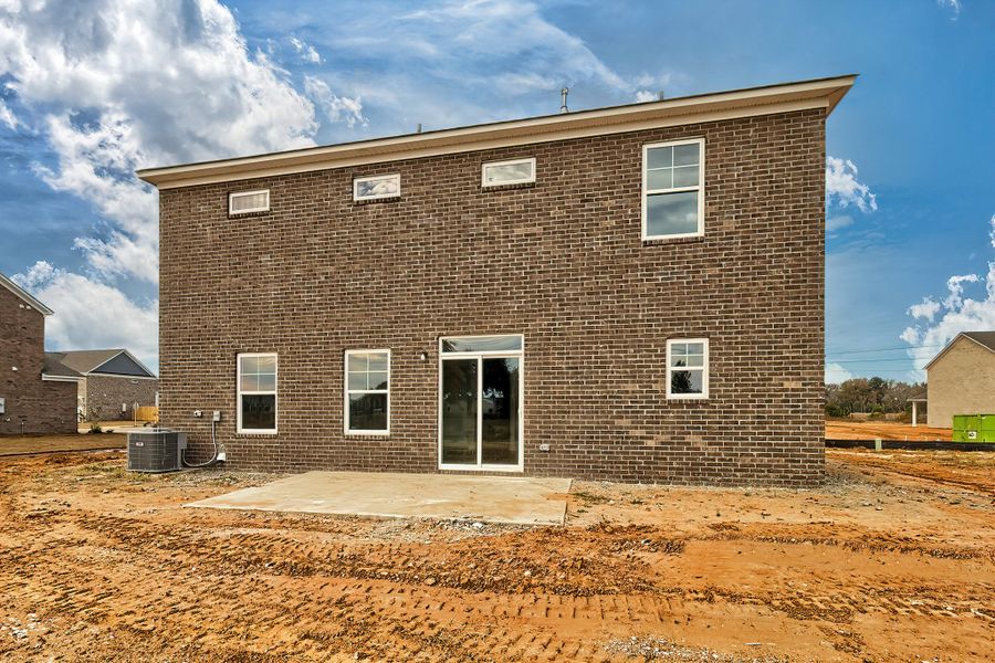 Representative exterior photo of a completed home built from the Devereaux II by Great Southern Homes in Beach Forest, Sumter, SC (Image 9). Representative exterior photo of a completed home built from the Devereaux II by Great Southern Homes in Beach Forest, Sumter, SC (Image 9).