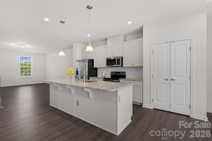 Furnished interior view inside a new home in , Matthews (Image 8).