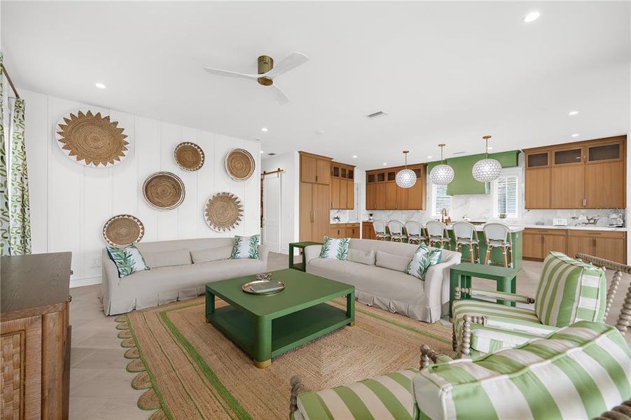 Furnished interior view inside a new home in , Sarasota (Image 15).