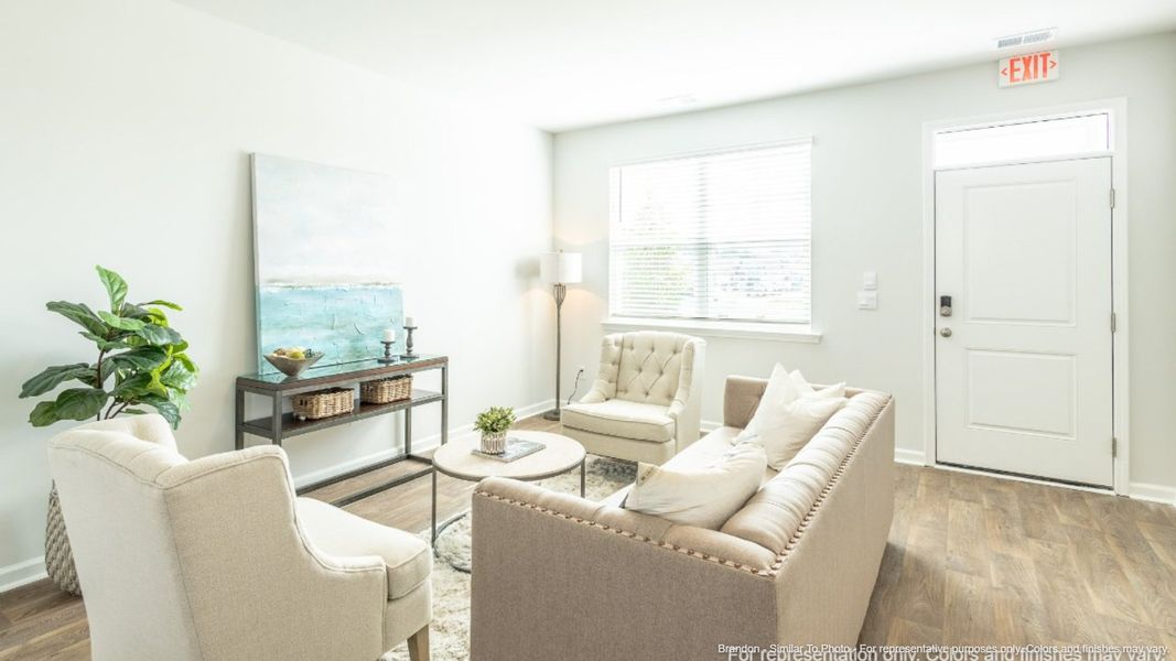 Furnished interior view inside a new home in Carolina Groves, Moncks Corner (Image 11). Furnished interior view inside a new home in Carolina Groves, Moncks Corner (Image 11).