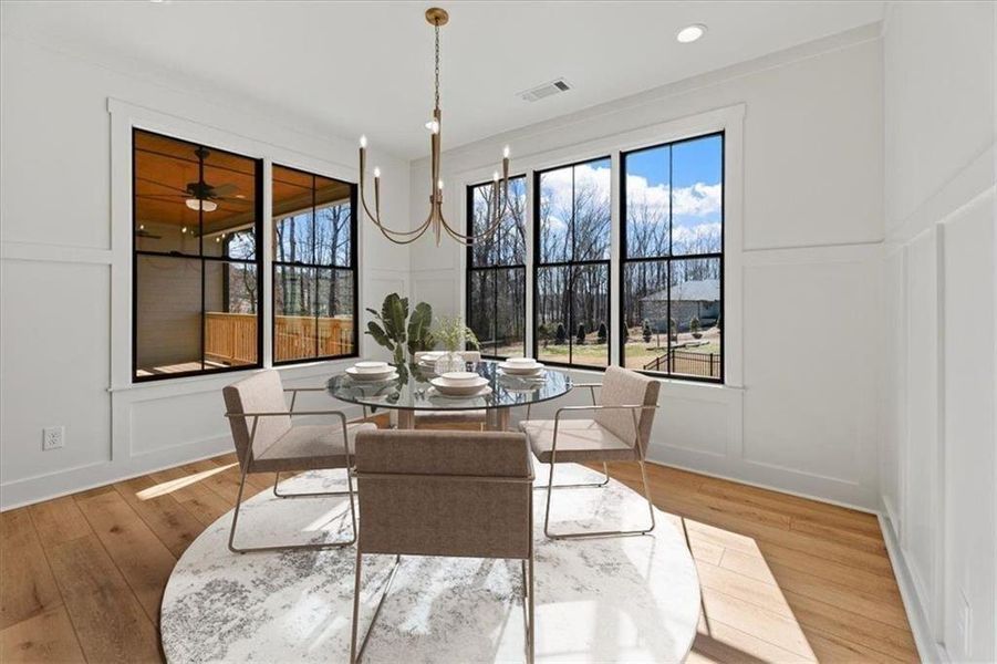 Furnished interior view inside a new home in , Gainesville (Image 42). Furnished interior view inside a new home in , Gainesville (Image 42).