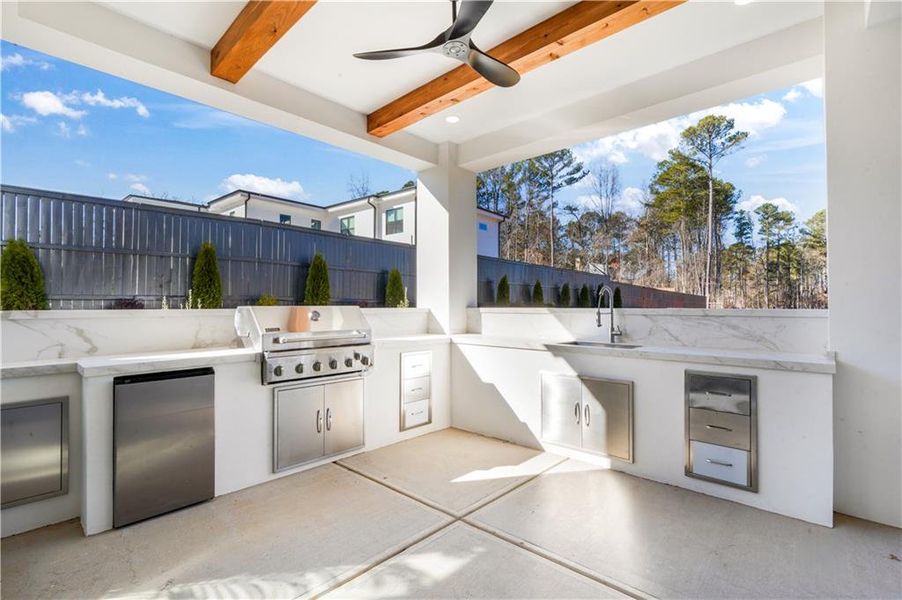 Exterior details and patio area of a home in , Lawrenceville (Image 35).