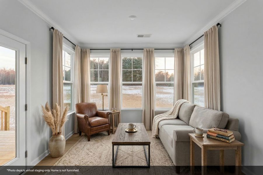 Furnished interior view inside a new home in Lilah Grove, Summerfield (Image 9).