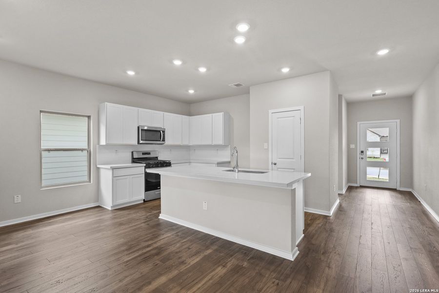 Furnished interior view inside a new home in Summerlin, San Antonio (Image 13).