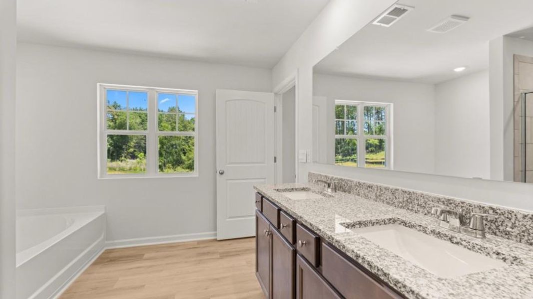 Furnished interior view inside a new home in Village at Pine Valley, Gainesville (Image 10).