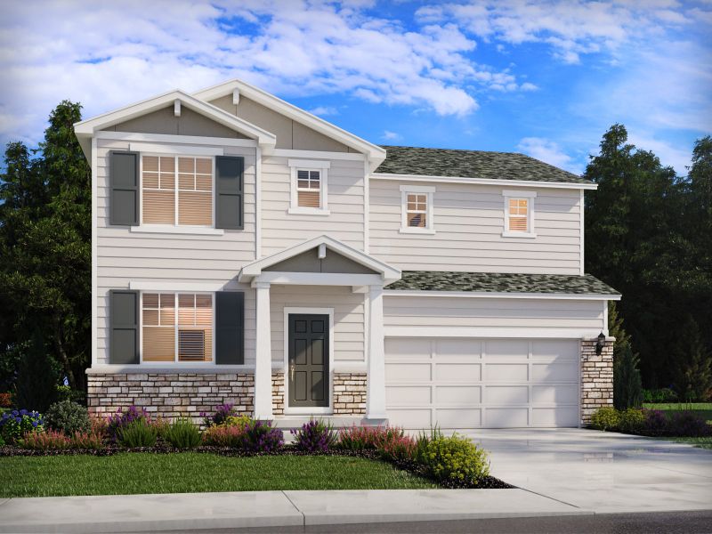 Image 3 representing the The Monarch by Meritage Homes in Poudre Heights: The Lakes Collection, Windsor, CO.