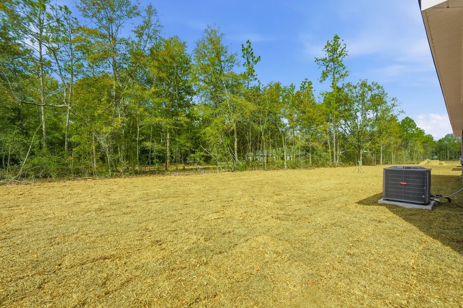 Exterior details and patio area of a home in Southern Charm, Crestview (Image 30).