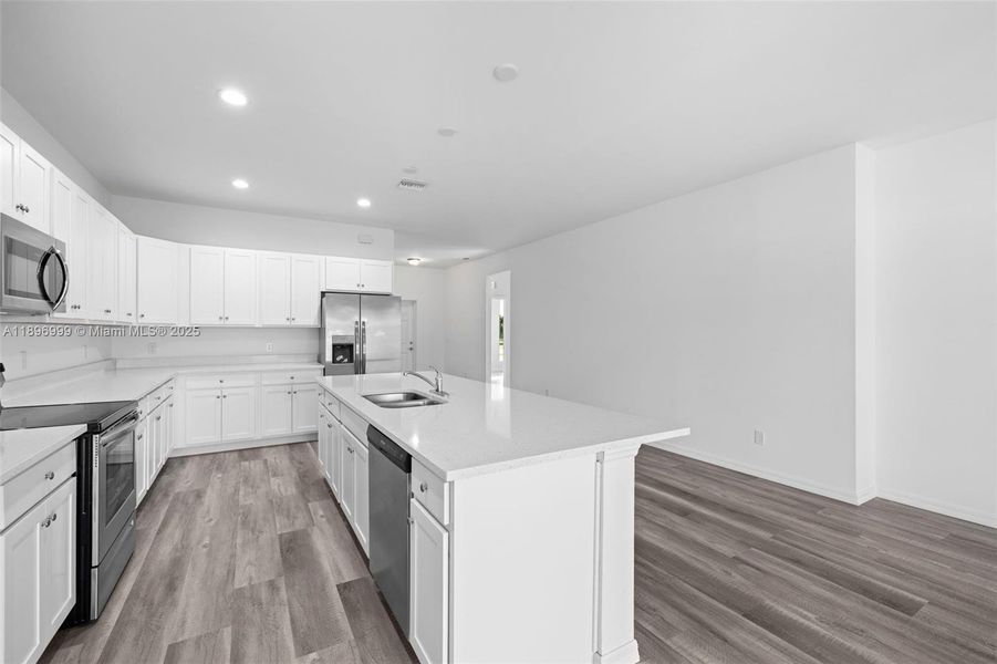 Furnished interior view inside a new home in , Cape Coral (Image 5). Furnished interior view inside a new home in , Cape Coral (Image 5).