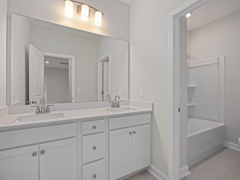 Furnished interior view inside a new home in Sage on North Main, Wake Forest (Image 12).