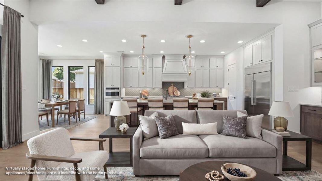 Furnished interior view inside a new home in Adkins Park, Hurst (Image 7). Furnished interior view inside a new home in Adkins Park, Hurst (Image 7).
