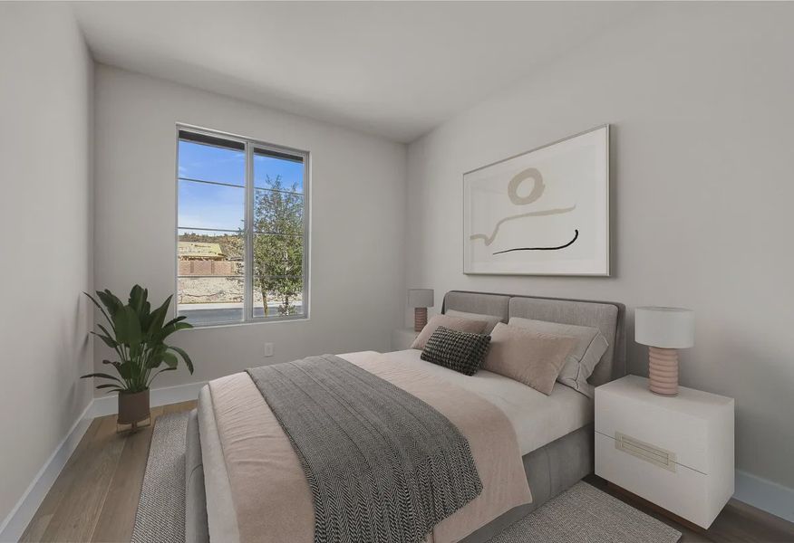 Virtually Staged Ridgecrest Flourish HS 91 Guest Bed - 7 of 19