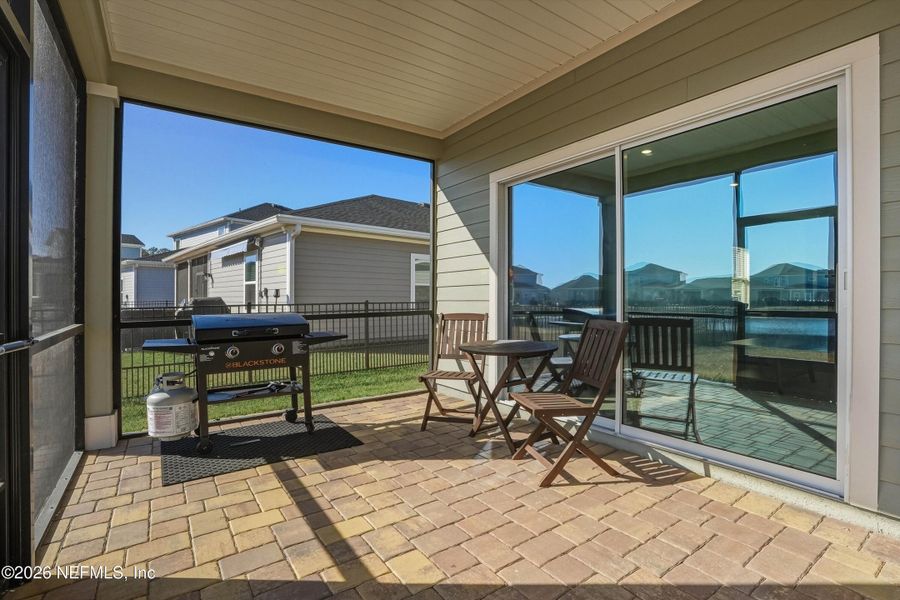 Exterior details and patio area of a home in St Augustine Lakes, St. Augustine (Image 28).