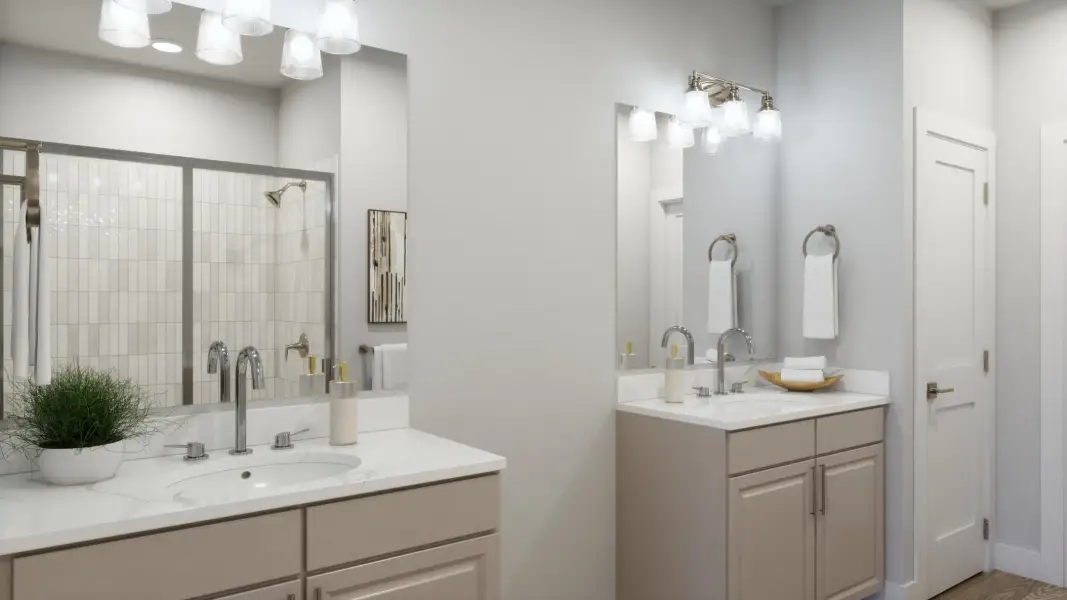 Furnished interior view inside a new home in Parkton Square, Kyle (Image 11).