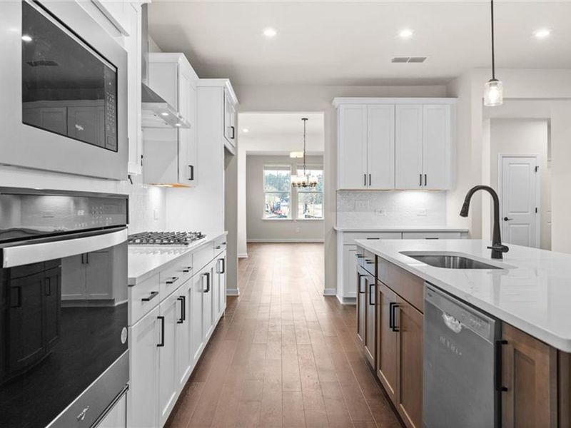 Furnished interior view inside a new home in Kelly Preserve, Loganville (Image 6).