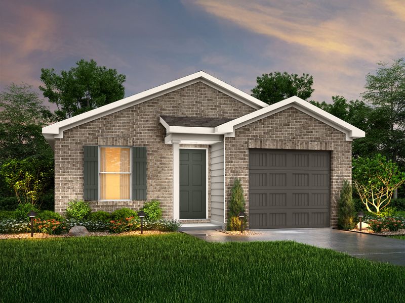 Representative exterior photo of a completed home built from the Yosemite by National HomeCorp in The Park, Uvalde, TX (Image 7). Representative exterior photo of a completed home built from the Yosemite by National HomeCorp in The Park, Uvalde, TX (Image 7).