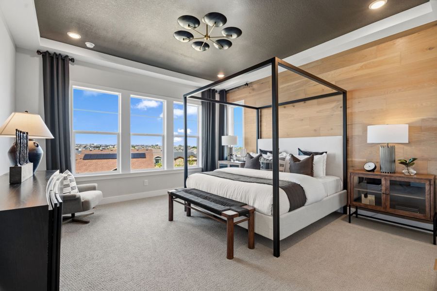 Representative furnished interior of a home built from the Ferrara by Pulte Homes in Hilltop at Inspiration, Aurora (Image 8).