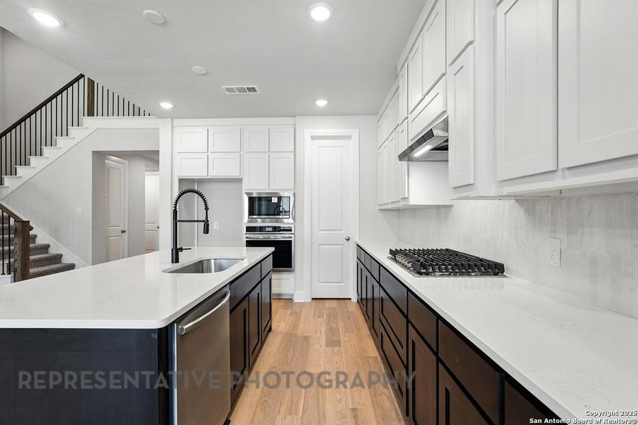 Furnished interior view inside a new home in The Crossvine, Schertz (Image 11). Furnished interior view inside a new home in The Crossvine, Schertz (Image 11).