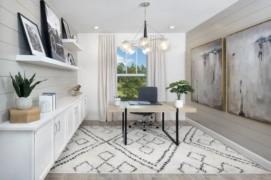 Furnished interior view inside a new home in Tradition, Port St. Lucie (Image 10). Furnished interior view inside a new home in Tradition, Port St. Lucie (Image 10).