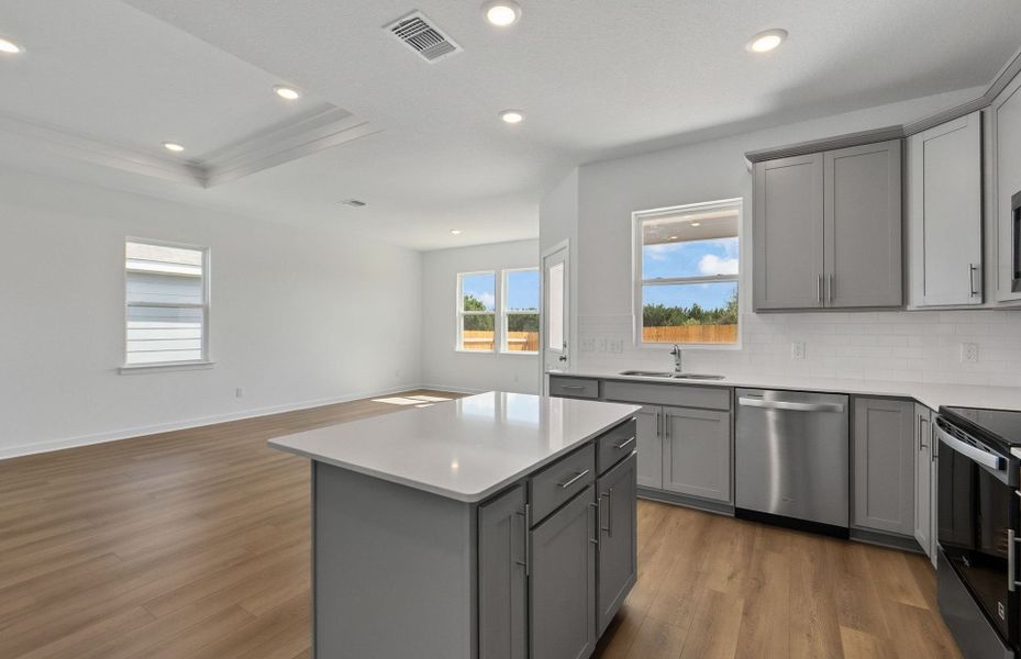 Furnished interior view inside a new home in County View, Temple (Image 9).