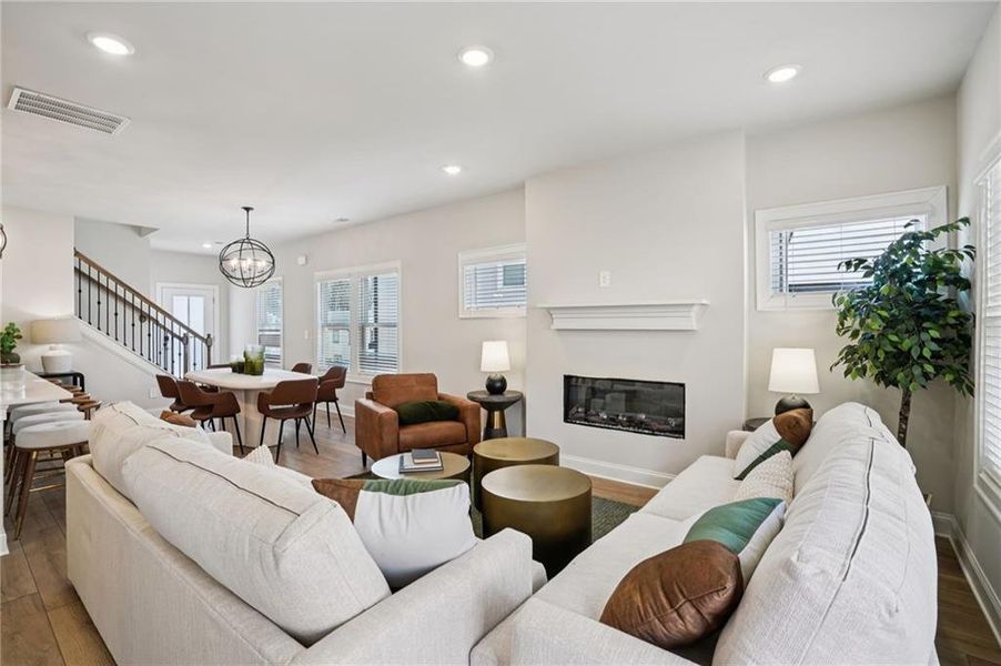 Furnished interior view inside a new home in Hemingway - Reserve Series, Cumming (Image 34).